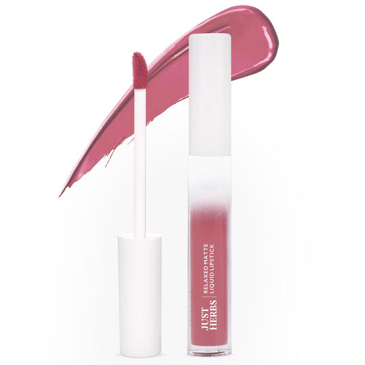 Just Herbs Relaxed Matte Liquid Lipstick Lip colour for Women, Lipsticks 4 ml