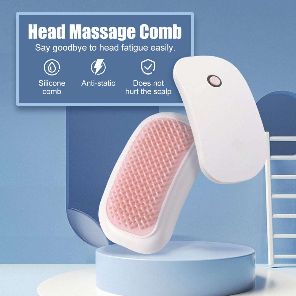 Compact Electric Scalp Massager & Scrub Brush