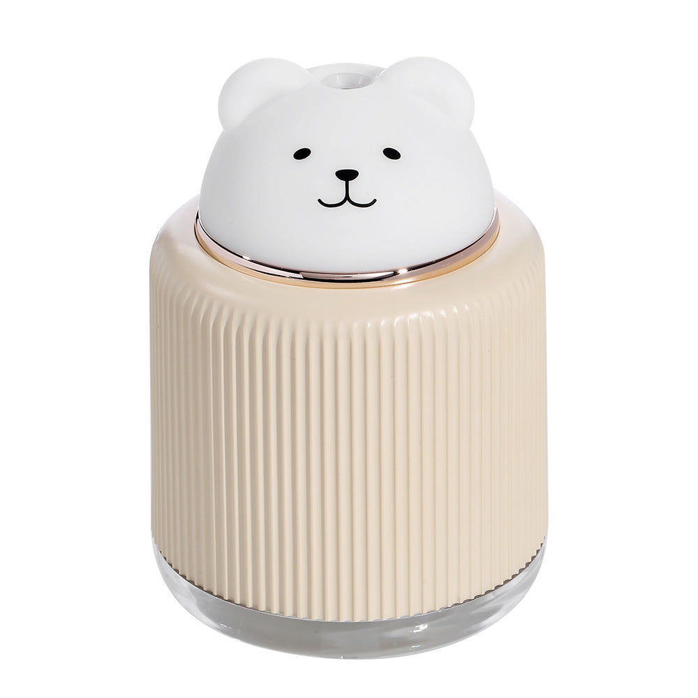 Ultrasonic Air Humidifier for Home Office Cartoon Rabbit 250ML USB Essential Oil Diffuser LED Light Lamp