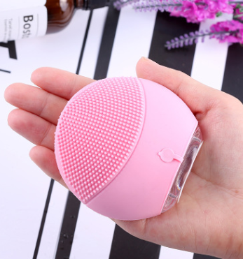 Silicone cleansing instrument pore cleaner charging face meter electric waterproof ultrasonic vibration beauty instrument massager