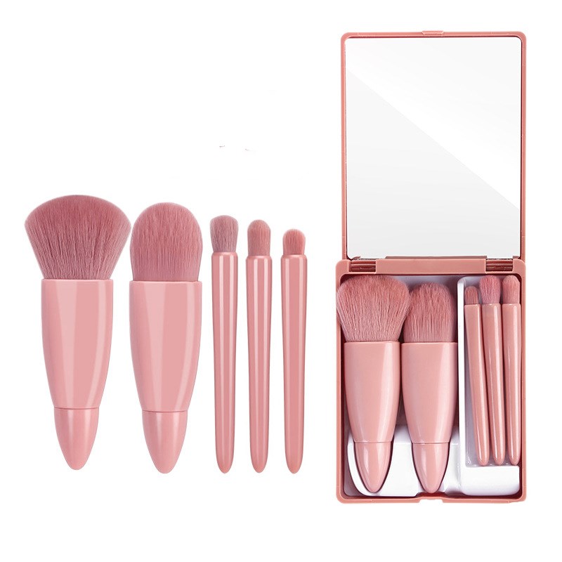 5Pcs Makeup Brushes Tool Set Cosmetic Powder Eye Shadow Foundation Blush Blending Make Up Brush