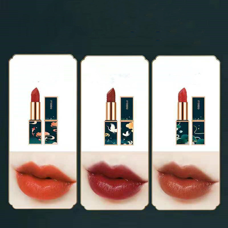 Chinoiserie Eyeshadow Carved Lipstick Set Makeup Set