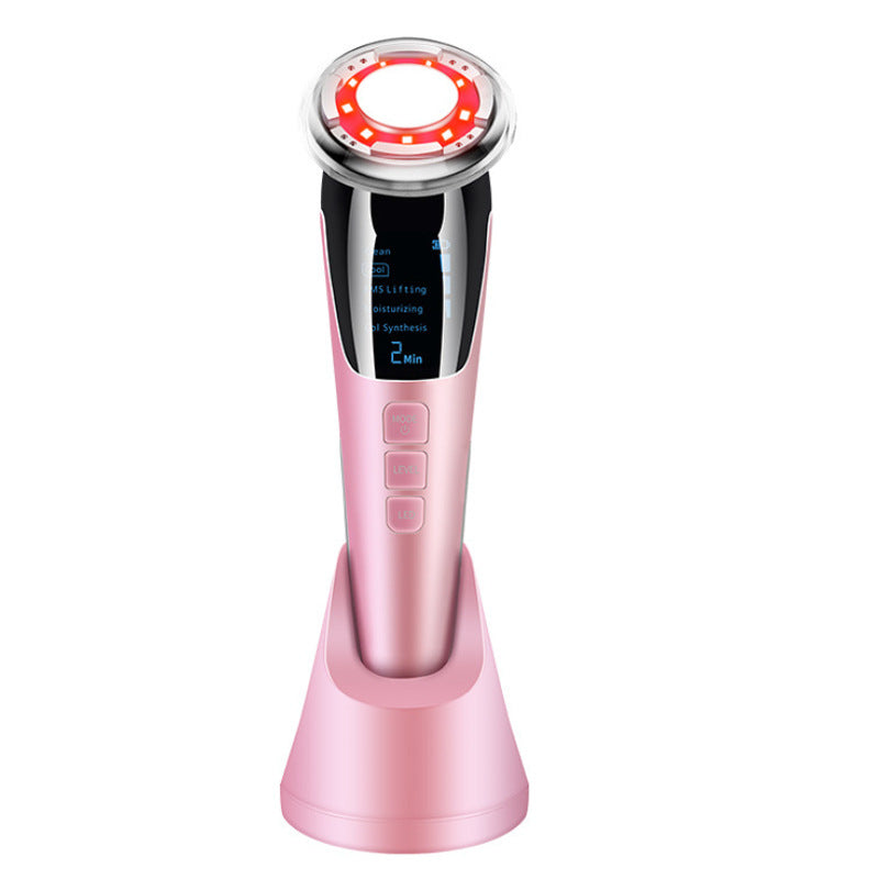 Facial Massage & Beauty Instrument with Cold & Hot Color Photoelectron Lead-In