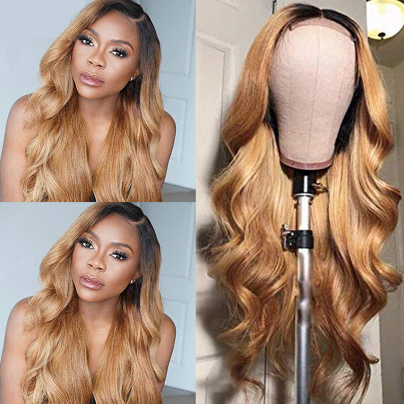 European and American Women's Wigs With Long Curls