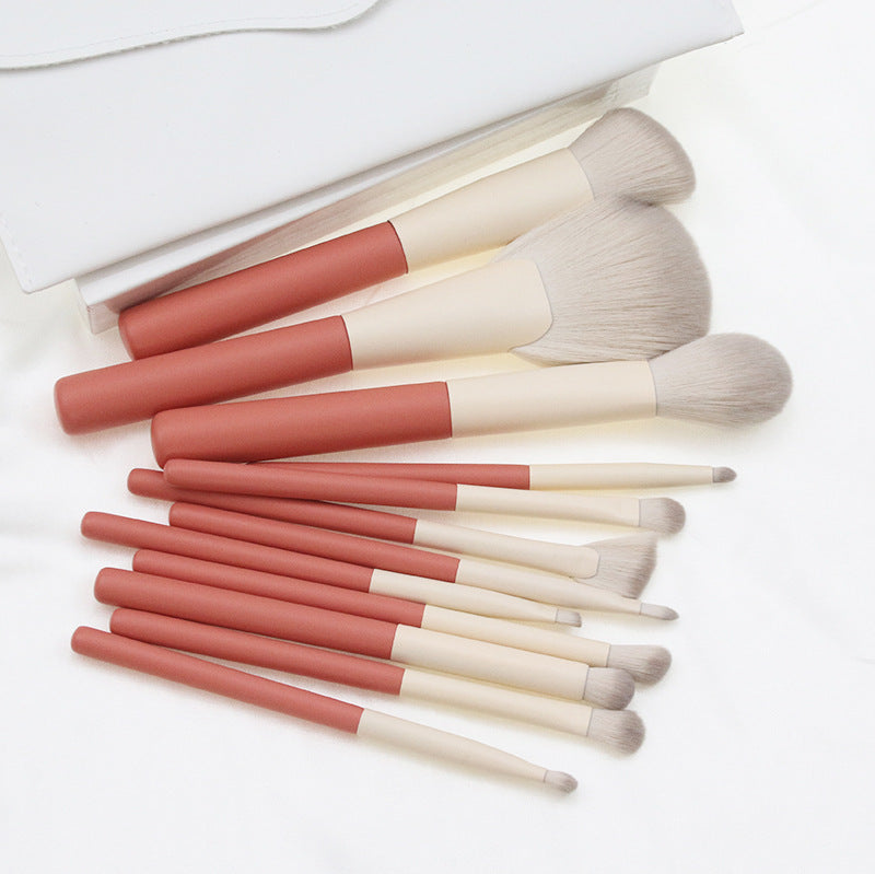 12 Pieces Of Powder Powder Blusher Brush, Complete Set Of Makeup Tools