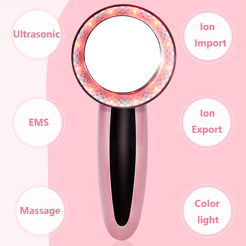 6 in1 Ultrasound Body EMS Slimming Photon LED Therapy Facial Massager Face Galvanic Skin Care Burn Fat Anti Cellulite Spa Beauty