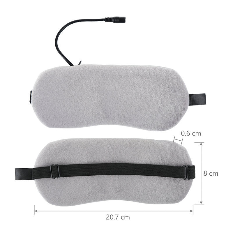 write 250 words product description of Four Speed Temperature Control Of Rechargeable Heating Steam Hot Compress Eye Mask