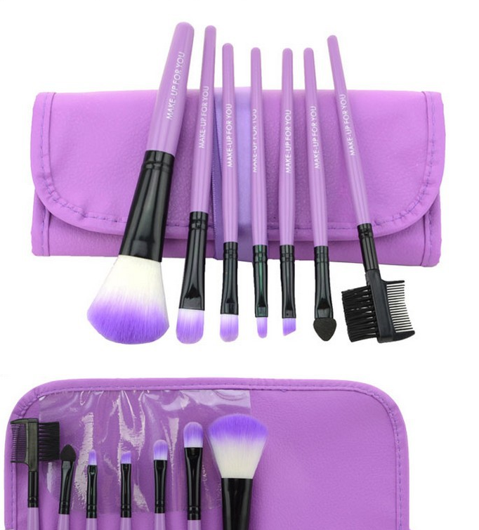 7 make-up makeup brushes, high-end makeup brush bag, a variety of colors available
