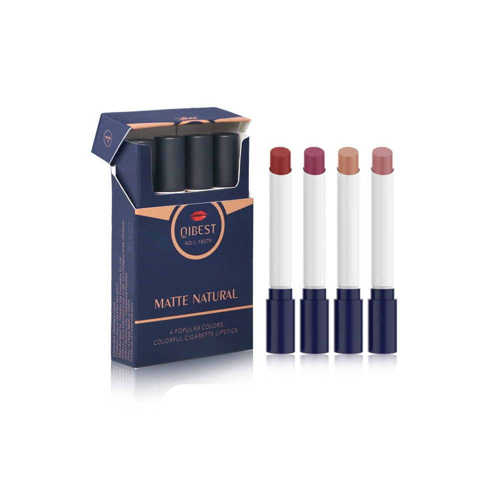 Long lasting cigarette tube lipstick set