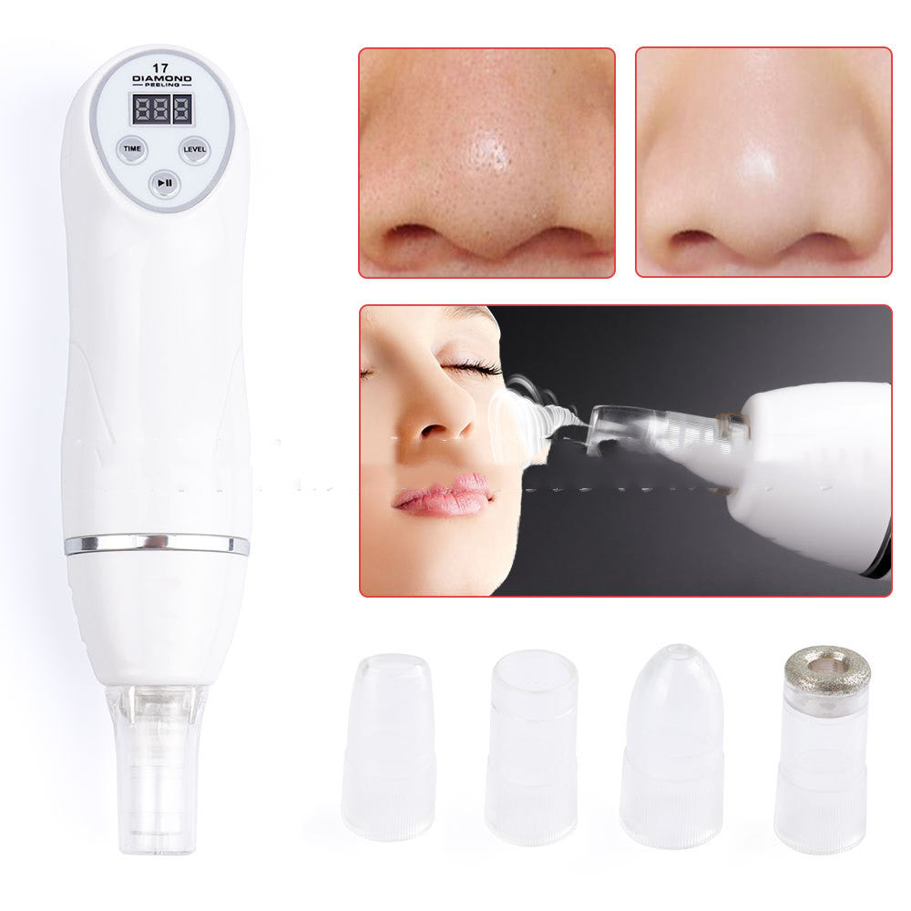 Electric pore suction and acne removing device beauty cleaner