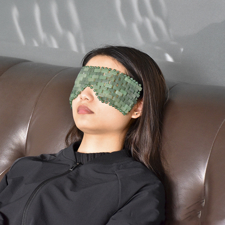 Rose Quartz Eye Mask Massager Facial Lift Roller