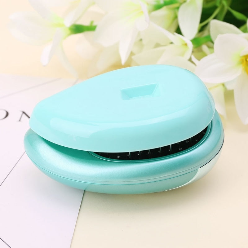 Electric Ionic Magnetic Massage Portable Hairbrush